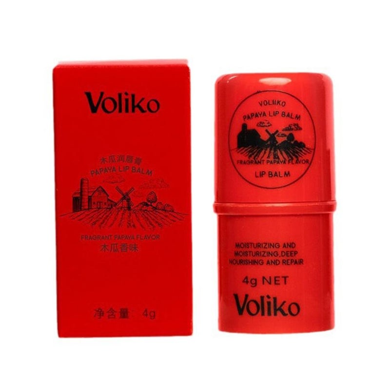 Papaya ointment lip balm moisturizes, hydrates, and reduces lip lines